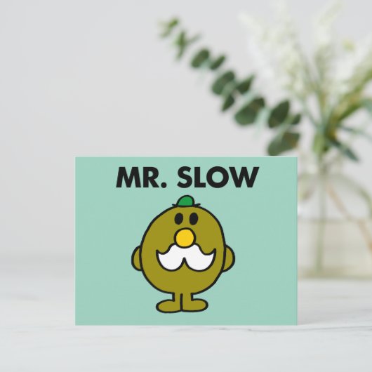 Mr Slow | Klassieke houding Briefkaart (Staand voorkant)