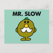 Mr Slow | Klassieke houding Briefkaart (Voorkant)
