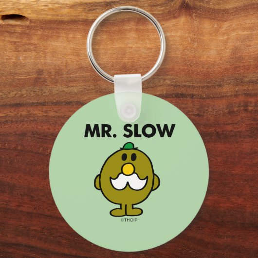 Mr Slow | Klassieke houding Sleutelhanger (Achterkant)