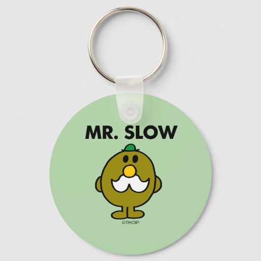 Mr Slow | Klassieke houding Sleutelhanger (Achterkant)