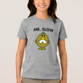 Mr Slow | Klassieke houding Tri-Blend Shirt (Voorkant)