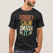 Mr Smash Ping Pong Master Paddle Sport Speler Tafe T-shirt (Voorkant)