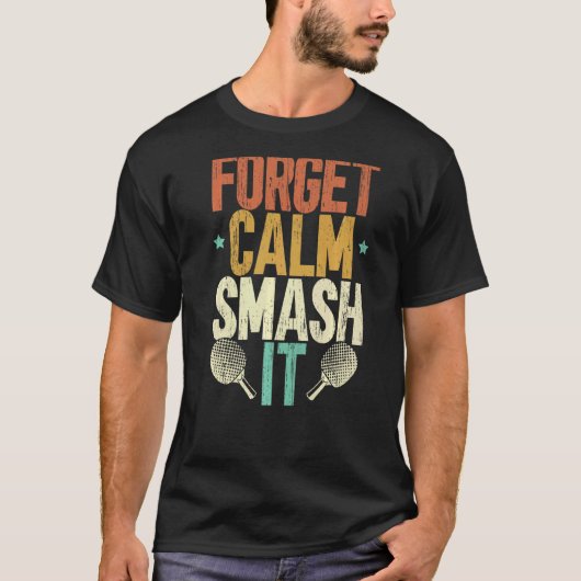 Mr Smash Ping Pong Master Paddle Sport Speler Tafe T-shirt (Voorkant)