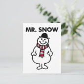 Mr Snow | Klassieke houding Briefkaart (Staand voorkant)