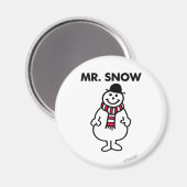 Mr Snow | Klassieke houding Magneet (Voorkant / Achterkant)