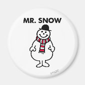 Mr Snow | Klassieke houding Magneet (Voorkant)