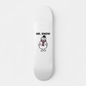 Mr Snow | Klassieke houding Persoonlijk Skateboard (Voorkant)