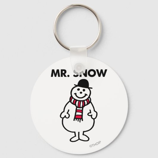 Mr Snow | Klassieke houding Sleutelhanger (Voorkant)