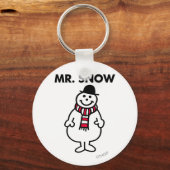 Mr Snow | Klassieke houding Sleutelhanger (Voorkant)