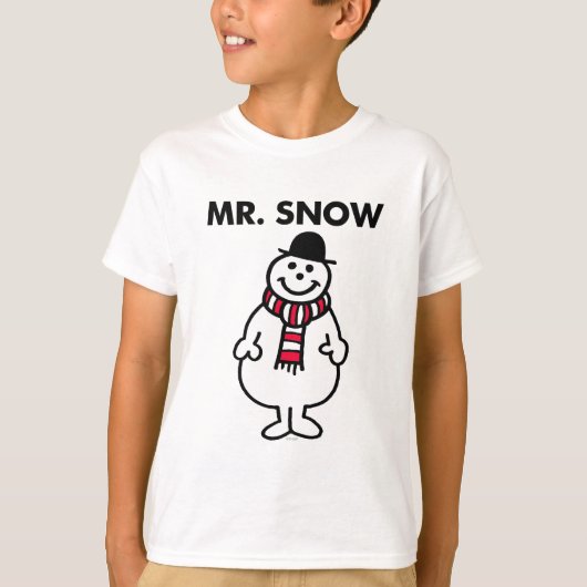 Mr Snow | Klassieke houding T-shirt (Voorkant)