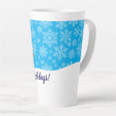 Mr. Snowman Happy Holidays Latte Mok (Rechterhoek)