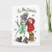 Mr. Snowman Kaart (Voorkant)