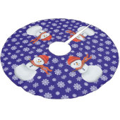 Mr. Snowman Kerstboom Rok (Gekanteld)