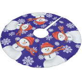 Mr. Snowman Kerstboom Rok (Gekanteld)