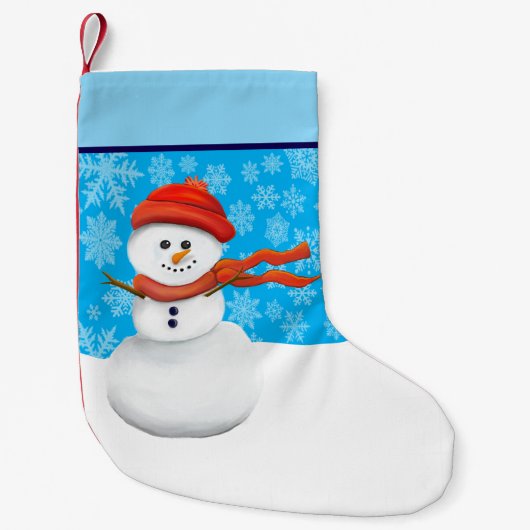 Mr Snowman Kleine Kerstsok (Voorkant)