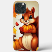 Mr. Squirrel Autumn  Phone Case (Achterkant)