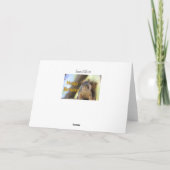Mr. Squirrel die een Happy Birthday wenst Kaart (Achterkant)