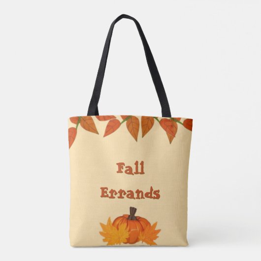Mr Squirrel Fall Errands Tote Bag (Achterkant)