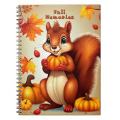 Mr. Squirrel Notebook Notitieboek (Voorkant)