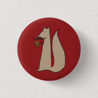Mr Squirrel Ronde Button 3,2 Cm