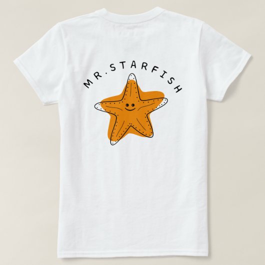 Mr. Starfish T-shirt (Design achterkant)