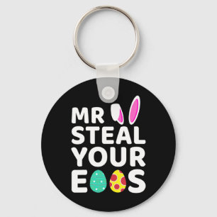 Mr Steal Uw Eieren Leuke Paashaas Paasdag Ei Sleutelhanger