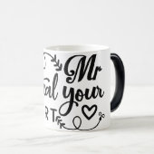 Mr Steal uw hart Magische Mok (Voorkant rechts)