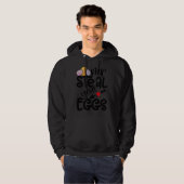 Mr Steal Your Eggs Kids Easter Sunday Boys Easter  Hoodie (Voorkant volledig)