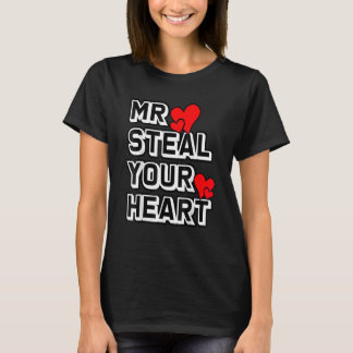 Mr Steal Your Heart Classical Funny Toddlers Valen T-shirt