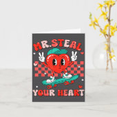 Mr Steal Your Heart For Boys Toddlers Valentine's  Kaart (Gele Bloem)