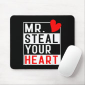 Mr Steal Your Heart For Boys Toddlers Valentine's Muismat (Met muis)