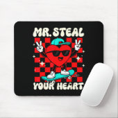 Mr Steal Your Heart For Boys Toddlers Valentine's  Muismat (Met muis)