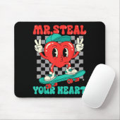 Mr Steal Your Heart For Boys Toddlers Valentine's  Muismat (Met muis)