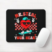 Mr Steal Your Heart For Boys Toddlers Valentine's Muismat (Met muis)