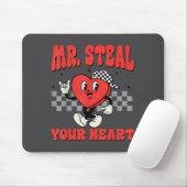 Mr Steal Your Heart For Boys Toddlers Valentine's  Muismat (Met muis)