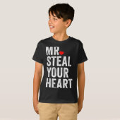 Mr. Steal Your Heart Funny Valentines Day Men’s T-shirt (Voorkant volledig)