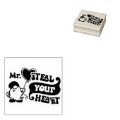 Mr Steal Your Heart - Valentijn Rubberstempel (Gestempeld)