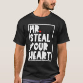 Mr Steal Your Heart Valentines Day Funny V Day Boy T-shirt (Voorkant)