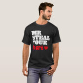Mr. steelt uw hart t-shirt (Voorkant volledig)