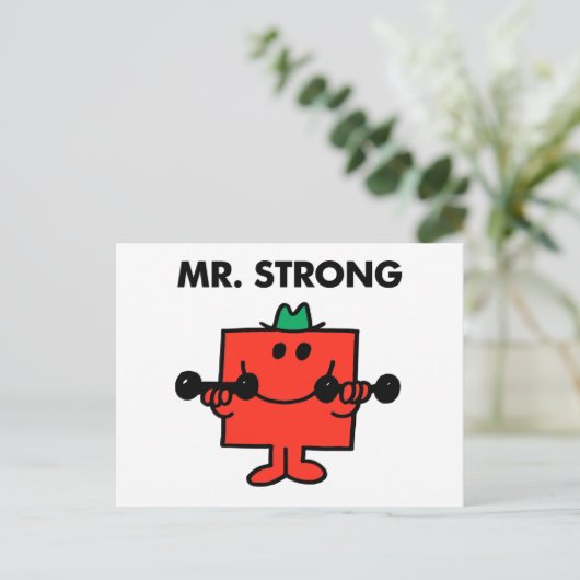 Mr Strong | Hefgewicht Briefkaart (Staand voorkant)