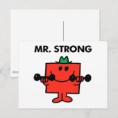 Mr Strong | Hefgewicht Briefkaart (Voorkant / Achterkant)