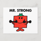 Mr Strong | Hefgewicht Briefkaart (Voorkant)