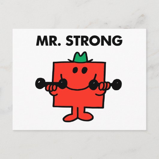 Mr Strong | Hefgewicht Briefkaart (Voorkant)
