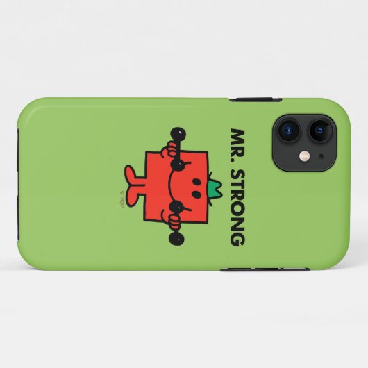 Mr Strong | Hefgewicht Case-Mate iPhone Case (Achterkant (horizontaal))