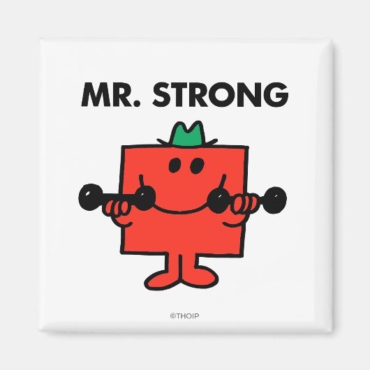 Mr Strong | Hefgewicht Magneet (Voorkant)