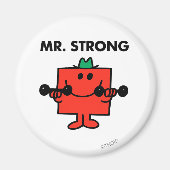 Mr Strong | Hefgewicht Magneet (Voorkant)