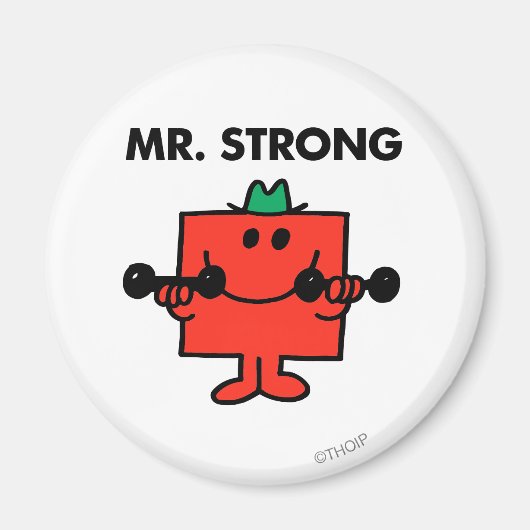 Mr Strong | Hefgewicht Magneet (Voorkant)