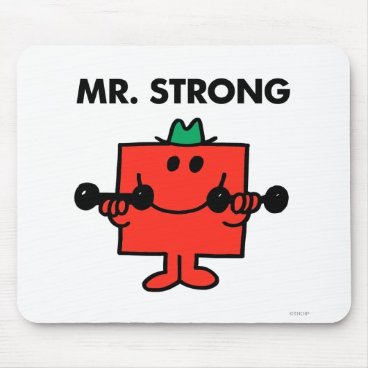 Mr Strong | Hefgewicht Muismat (Voorkant)
