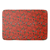 Mr Strong | Hefgewicht rood en groen patroon Badmat (Voorkant)