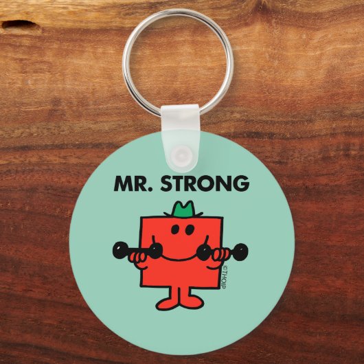 Mr Strong | Hefgewicht Sleutelhanger (Achterkant)